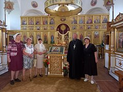 Алексеевские пенсионеры посетили храм Вознесения Господня в Аркадаке