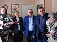 В Аркадакском районе медалью в честь юбилея Победы наградили  ветерана Великой Отечественной войны Анну Скворцову