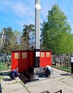 В Аркадаке волонтёры  привели в порядок воинские захоронения