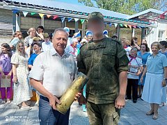 В Аркадаке в очередной раз  побывали представители Таманской дивизии