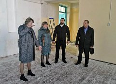 В Малиновском сельском Доме культуры идет ремонт