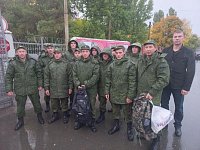 Мобилизованные земляки благодарят аркадакцев за помощь и поддержку