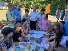 Проведена проверка детского лагеря "Голубая ель" на соблюдение санитарно-эпидемических норм