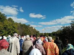 В Чиганакском храме прошла Божественная литургия  в честь святых бессребреников Космы и Дамиана