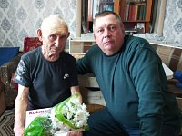 Девяностолетний юбилей отметил Алексей Кошелев из Грачёвки