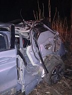 Сегодня ночью в Аркадакском районе в ДТП погиб 18 летний парень 