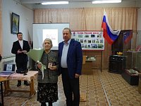 В Аркадакском филиале областного музея краеведения чествовали блокадницу Татьяну Цапову
