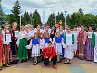 Аркадакские артисты приняли участие в X Открытом региональном фестивале православного фольклорного творчества «Троице Святая, слава Тебе!»