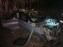 Сегодня ночью в Аркадакском районе в ДТП погиб 18 летний парень 