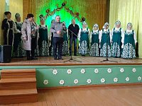 Краснознаменские артисты приехали с концертом к баклушинцам