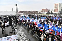  10 тысяч саратовцев пришли поддержать российских солдат 