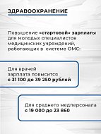 Новые меры поддержки работников бюджетных организаций
