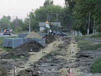 Начались дорожные работы по ремонту тротуара на улице Чернышевского