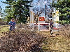 В Аркадакском районе благоустраиваются территории воинских мемориалов и захоронений 