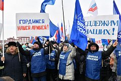  10 тысяч саратовцев пришли поддержать российских солдат 