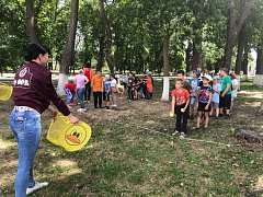 В городском парке прошла конкурсно-игровая программа для детей
