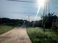 В Краснознаменском муниципальном образовании начали работать новые фонари уличного освещения
