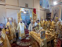 Владыка Варсонофий совершил Божественную литургию в Малиновке