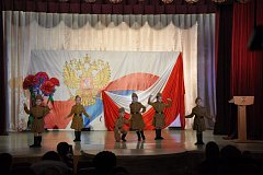 Концерт в честь 23 февраля был посвящён людям исключительной храбрости, нашим защитникам