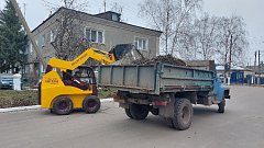 Полным ходом идет весеннее благоустройство Аркадака