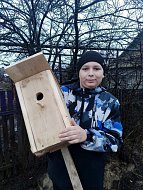 Аркадакские школьники сделали скворечники и кормушки для птиц своими руками