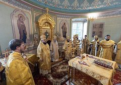 Сегодня Аркадакский район посетил  митрополит Санкт-Петербургский и Ладожский Варсонофий 