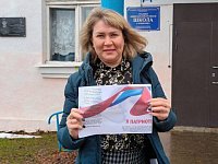 Патриотическая акция в поддержку воинов прошла в селе Ольшанка