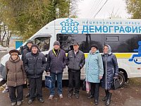 Жителей села Красное Знамя доставили в районную больницу на диспансеризацию
