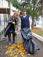 В Аркадаке продолжается осенняя генеральная уборка города