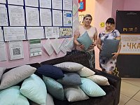 Аркадакские женщины изготовили подушки для бойцов 