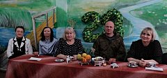 Боец Александр Милованов ответил на вопросы аркадакских школьников 