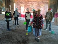 В Чиганакском храме имени Космы и Дамиана к праздничным пасхальным дням прошла уборка
