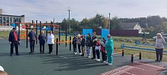 В Росташах в торжественной обстановке открыта площадка ГТО