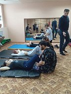 Студенты медколледжа сдали спортивный зачет