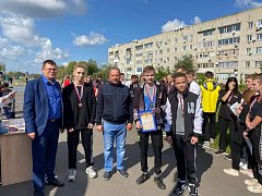 В Аркадаке прошла легкоатлетическая эстафета, посвящённая Дню города