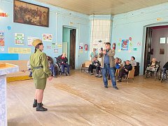 Студенты медколледжа  провели памятную акцию в Летяжевском санатории  