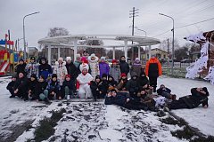 В Аркадаке отметили Международный день Снеговика