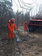 На территории Аркадакского района прошли противопожарные учения