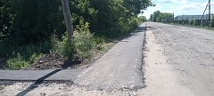 На улице Кооперативной в с. Кистендей построен новый тротуар