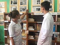 Студенты медицинского колледжа читали стихи Гамзатова