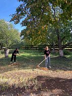 Студенты медицинского колледжа присоединились к благоустройству Аркадака