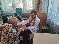 Жители Семёновки прошли диспансеризацию у специалистов районной больницы