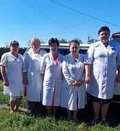 Мобильная бригада медработников провела диспансеризацию в Кистендее