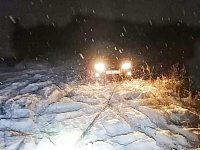 Прошлой ночью возле Софьино спасали молодого мужчину, застрявшего в поле