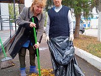 В Аркадаке продолжается осенняя генеральная уборка города