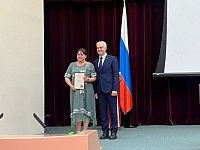 Аркадачек наградили за вклад в добровольческую деятельность
