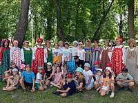 В городском парке для детей прошла развлекательная программа "Купальная ночь"