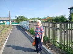 Жители Аркадака будут ходить  по новой пешеходной дорожке