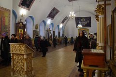 В аркадакском храме Вознесения Господня идёт праздничная Богоявленская служба 