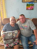 Грачевскую долгожительницу поздравили с юбилеем